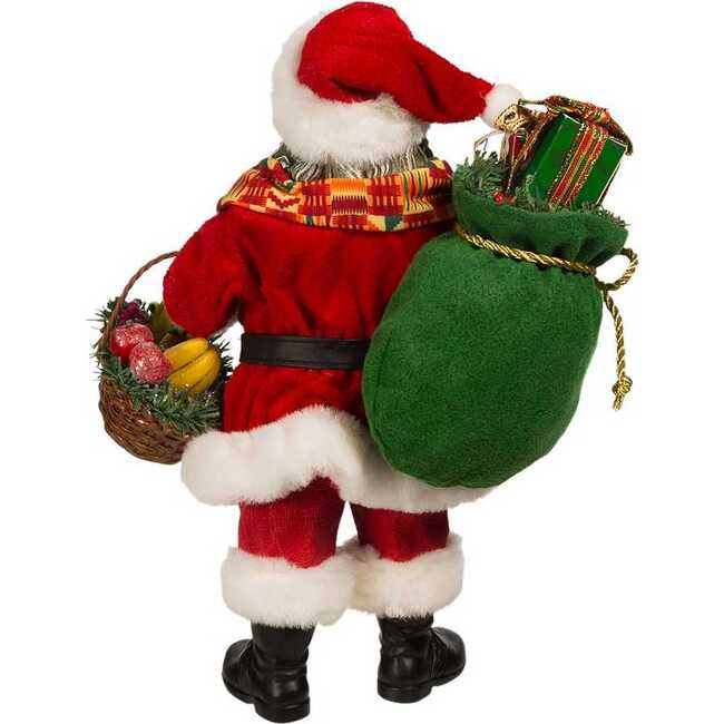 12-Inch Fabriché Kwanzaa Santa - Other Accents - 3