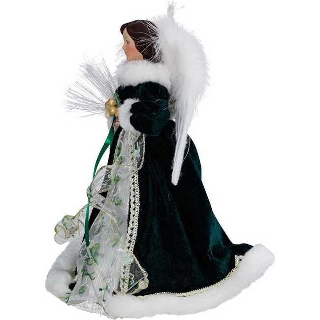 12-Inch Fiber Optic Irish Angel Treetop - Other Accents - 4