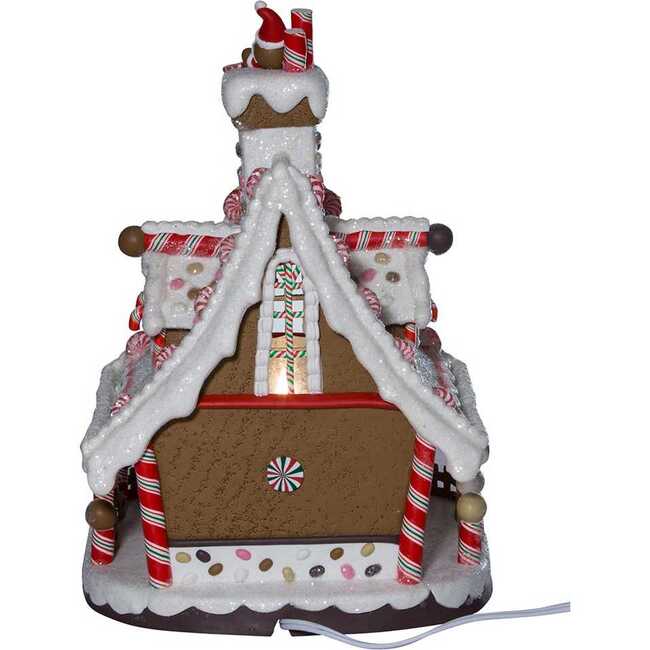 12-Inch Lighted Christmas Gingerbread House - Other Accents - 3