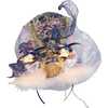 12-Inch UL 10-Light Delft Blue with Gold Angel Tree Topper - Other Accents - 6