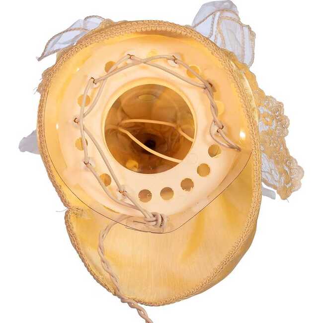 12-Inch UL 10-Light Ivory Angel Treetop with Fabric Hair - Other Accents - 6