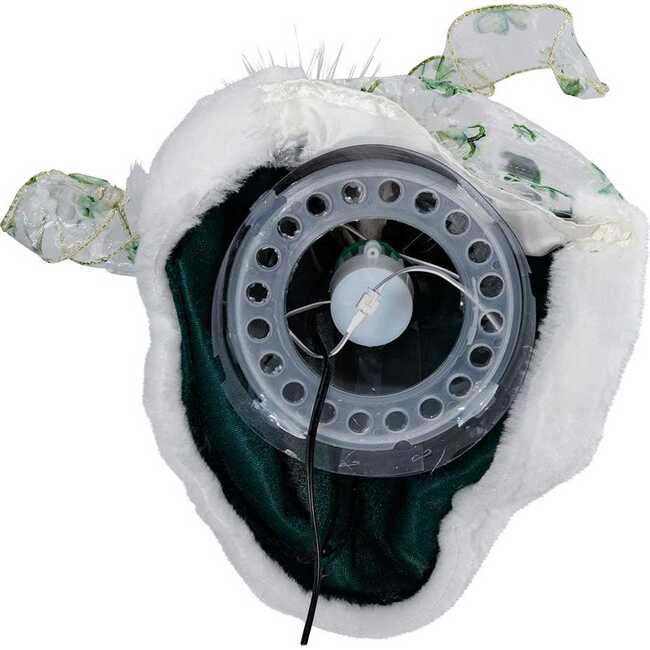 12-Inch Fiber Optic Irish Angel Treetop - Other Accents - 7