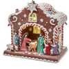 12.5-Inch Battery-Operated Light Up Nativity Gingerbread House - Other Accents - 1 - thumbnail