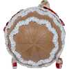 12-Inch Fabriché Gingerbread Hot Air Balloon Santa - Other Accents - 5