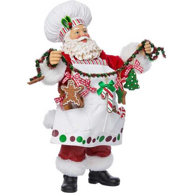 12-Inch Fabriché Christmas Chef Santa - Other Accents - 2
