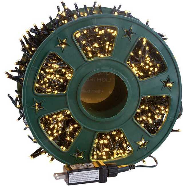 1200-Light 98-Foot Warm White LED Rice Light Set - Other Accents - 2