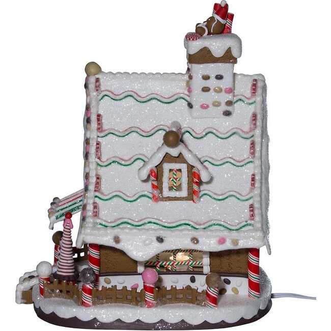 12-Inch Lighted Christmas Gingerbread House - Other Accents - 5