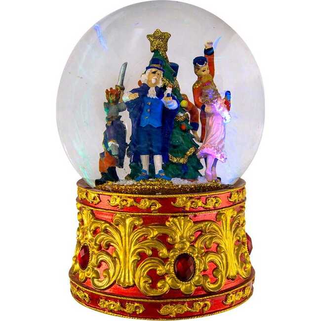 120MM Musical Lighted Nutcracker Water Globe - Other Accents - 3