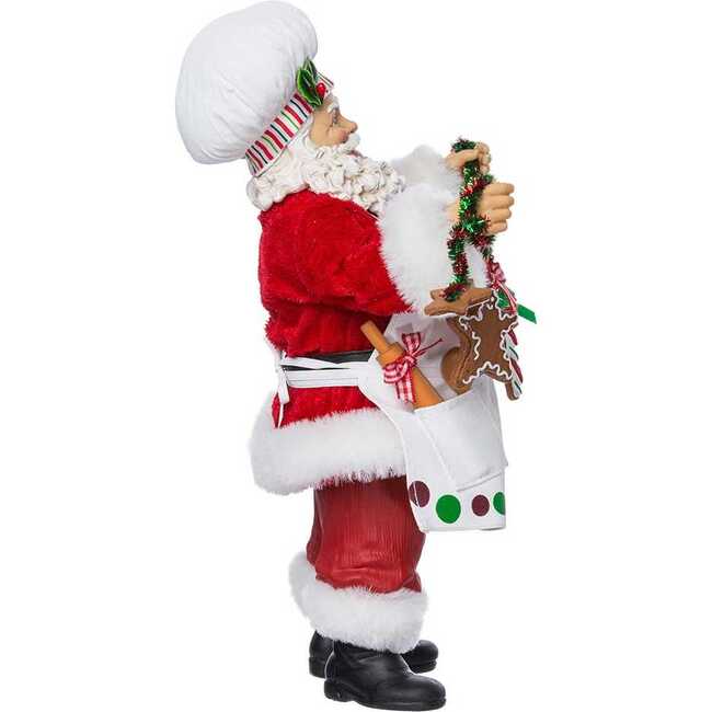 12-Inch Fabriché Christmas Chef Santa - Other Accents - 3