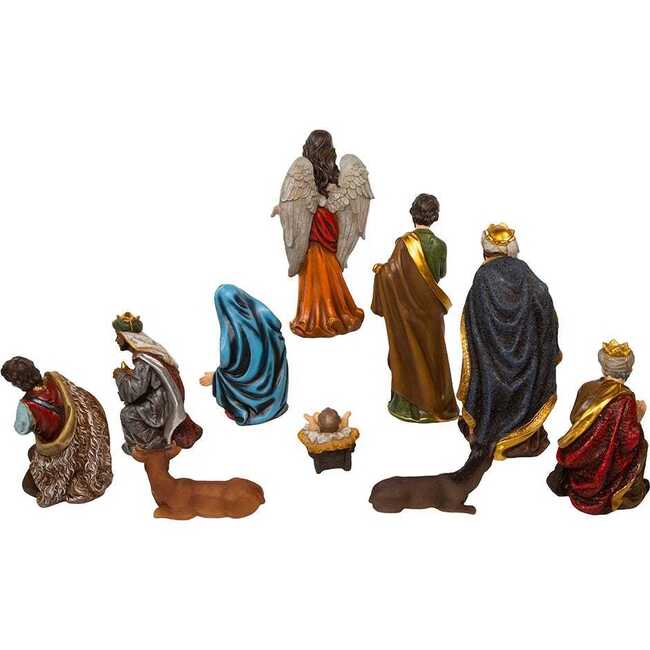 12.5-Inch Nativity Figurines Table Piece, 10-Piece Set - Other Accents - 3