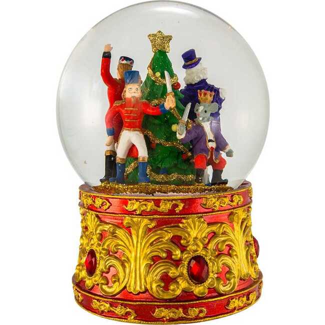 120MM Musical Lighted Nutcracker Water Globe - Other Accents - 4