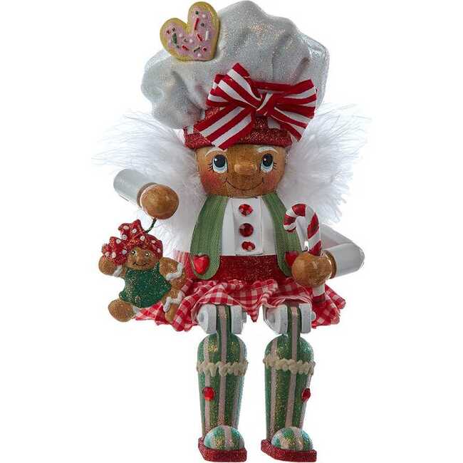 11-Inch Hollywood Nutcracker Gingerbread Baker Girl Shelf Sitter Nutcracker