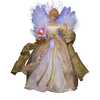 12-Inch CUL Ivory and Gold Fiber Optic LED Angel Treetop - Other Accents - 3