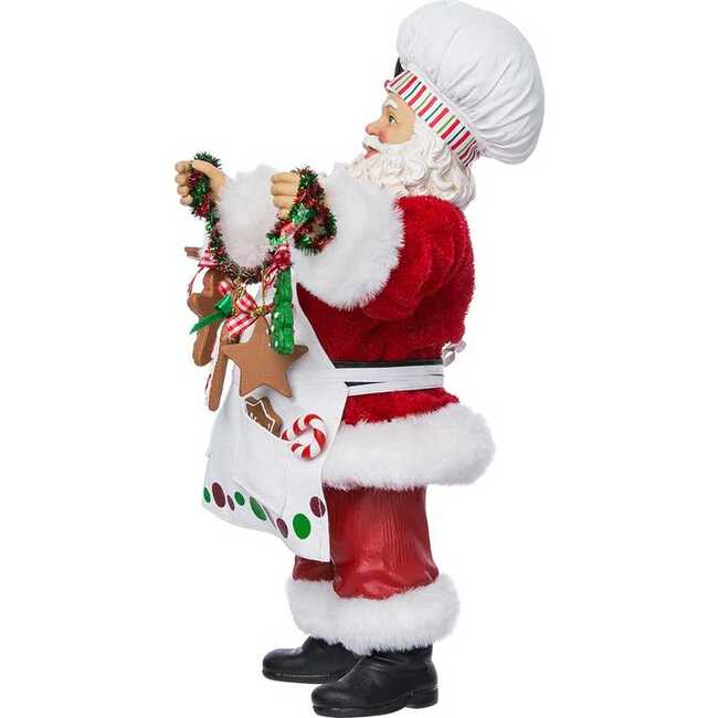 12-Inch Fabriché Christmas Chef Santa - Other Accents - 5