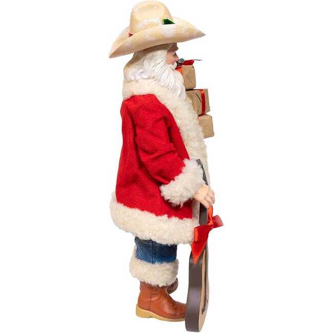 11-Inch Fabriché Western Santa with Guitar - Other Accents - 2