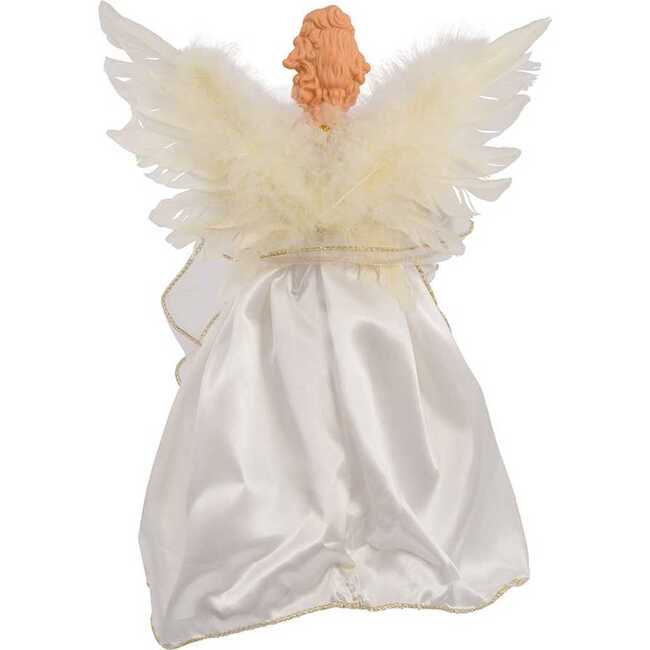 12-Inch 10-Light Ivory and Gold Angel Treetop - Other Accents - 4