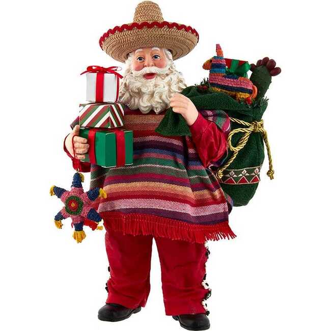 11-Inch Fabriché Musical Mexican Santa