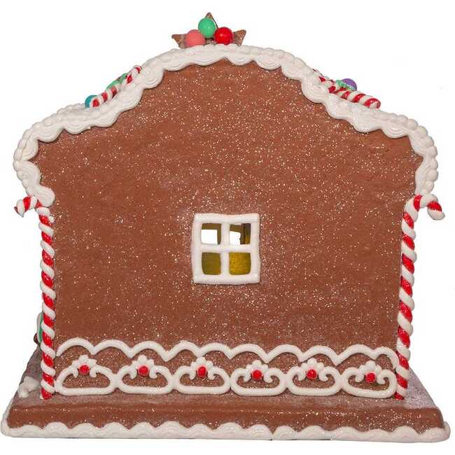 12.5-Inch Battery-Operated Light Up Nativity Gingerbread House - Other Accents - 4