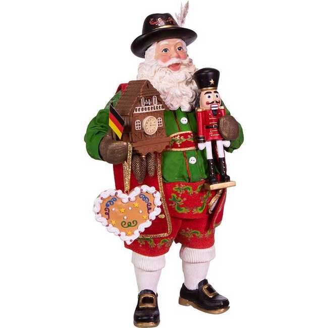 11-Inch Fabriché Musical German Santa - Other Accents - 2
