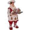 11-Inch Fabriché Gingerbread Chef Santa - Other Accents - 2