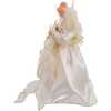 12-Inch 10-Light Ivory and Gold Angel Treetop - Other Accents - 5
