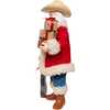 11-Inch Fabriché Western Santa with Guitar - Other Accents - 4