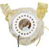 12-Inch CUL Ivory and Gold Fiber Optic LED Angel Treetop - Other Accents - 7