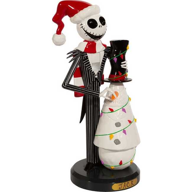 11-Inch Disney Nightmare Before Christmas Jack Skellington with Snowman Nutcracker - Nutcrackers - 2