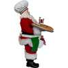 11-Inch Fabriché Chef Santa Holding Two Trays of Pizza - Other Accents - 2