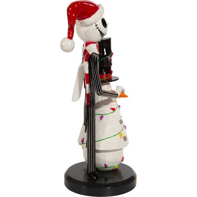11-Inch Disney Nightmare Before Christmas Jack Skellington with Snowman Nutcracker - Nutcrackers - 3