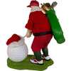 11-Inch Fabriché Golfer Santa With Oversized Golf Ball - Other Accents - 3