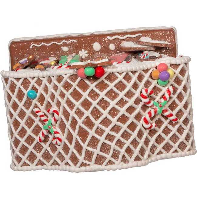 12.5-Inch Battery-Operated Light Up Nativity Gingerbread House - Other Accents - 6