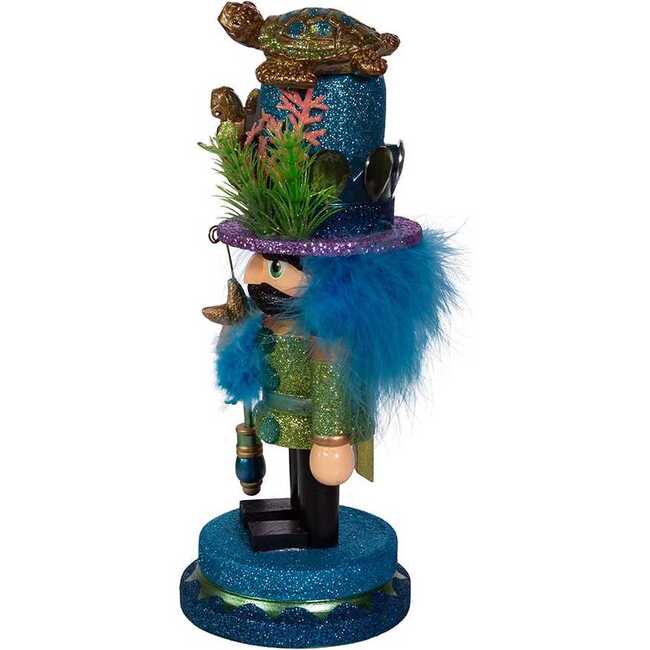 11-Inch Hollywood Nutcracker with Sea Turtle Hat - Nutcrackers - 4