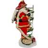 11.5-Inch Fabriché Fireman Santa On Ladder - Other Accents - 2