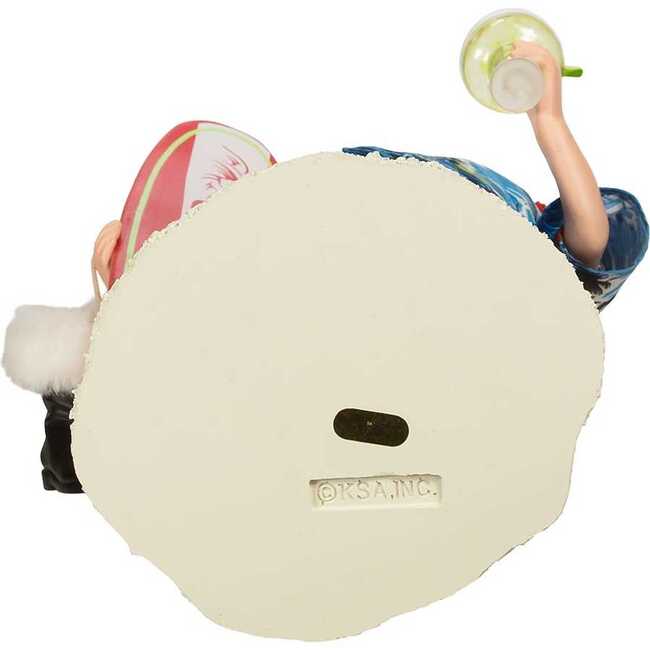 11-Inch Fabriché Santa with Surfboard and Drink - Other Accents - 6