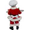 11-Inch Fabriché Chef Santa Holding Two Trays of Pizza - Other Accents - 3