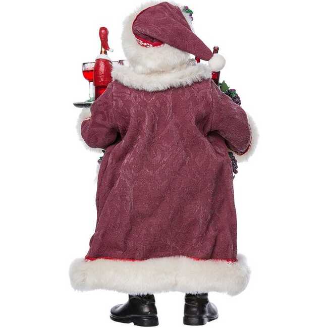 11.5-Inch Fabriché Santa with Wine Basket - Other Accents - 5