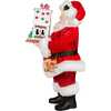 11-Inch Battery-Operated Santa with Light-Up Gingerbread House - Other Accents - 4