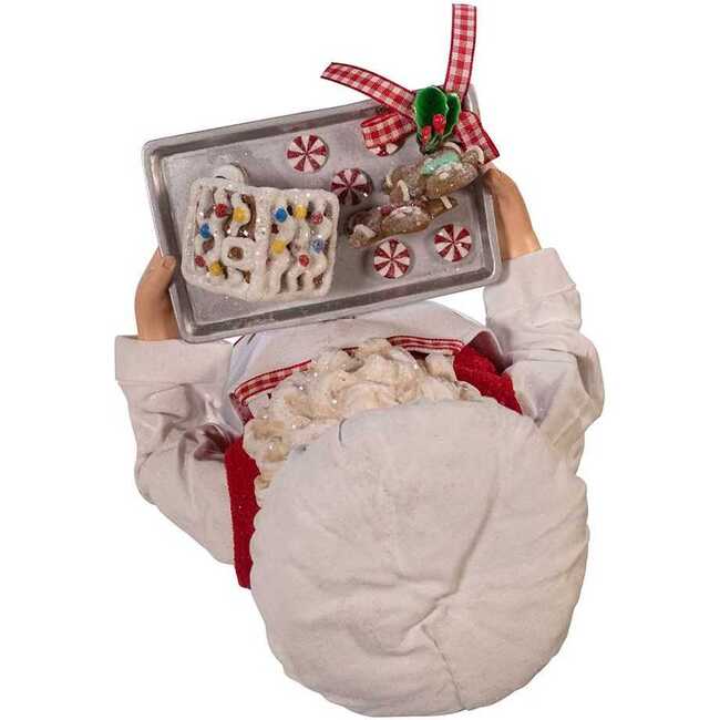 11-Inch Fabriché Gingerbread Chef Santa - Other Accents - 6