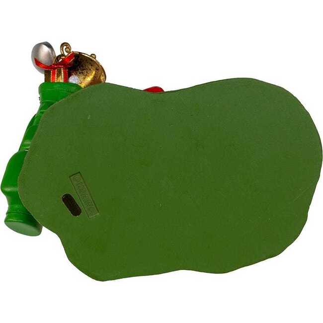 11-Inch Fabriché Golfer Santa With Oversized Golf Ball - Other Accents - 6