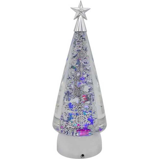 11.5-Inch Battery-Operated USB LED Rotating Christmas Tree - Other Accents - 3