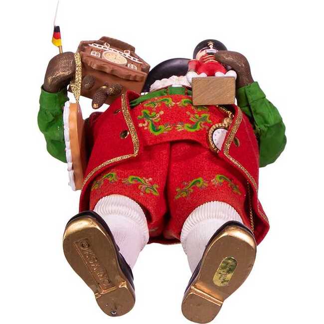 11-Inch Fabriché Musical German Santa - Other Accents - 7