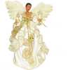 10-Light 12-Inch Ivory and Gold Black Angel Treetop - Other Accents - 1 - thumbnail