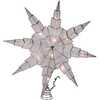 10-Light 15-Inch 8-Point Capiz Silver Star Tree Topper - Other Accents - 2