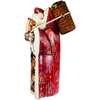 11.5-Inch Czar Treasures Wooden Santa with Backpack - Other Accents - 4