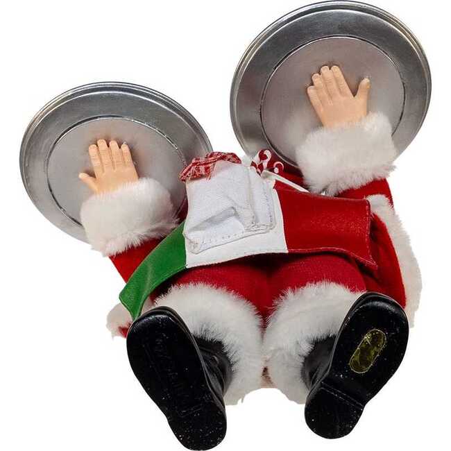 11-Inch Fabriché Chef Santa Holding Two Trays of Pizza - Other Accents - 6