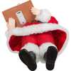 11-Inch Battery-Operated Santa with Light-Up Gingerbread House - Other Accents - 6