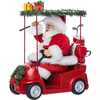11.25-Inch Fabriché Santa Driving Golf Cart - Other Accents - 4