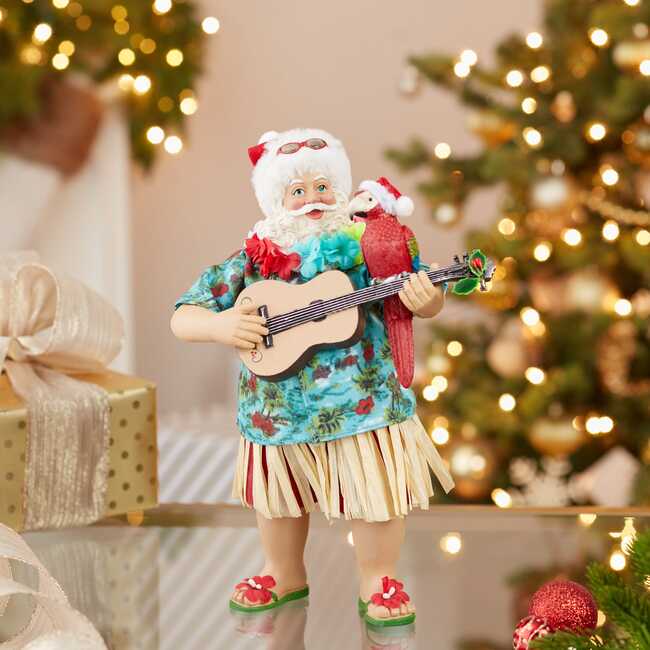 11-Inch Fabriché Beach Santa - Other Accents - 6