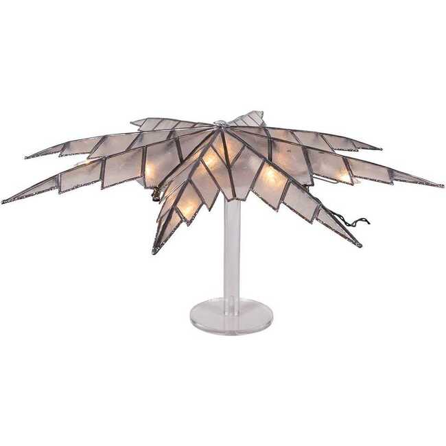 10-Light 15-Inch 8-Point Capiz Silver Star Tree Topper - Other Accents - 6